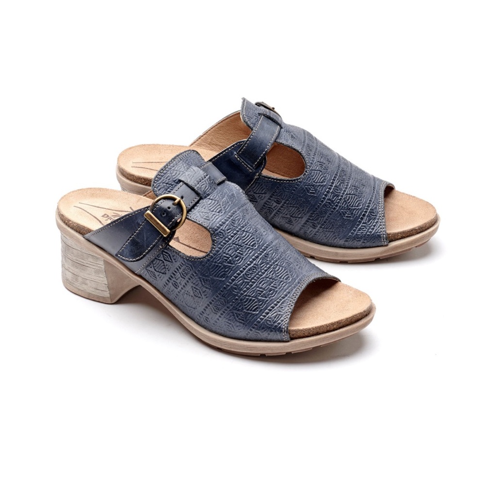 Dromedaris Sharon Leather Mule Sandals
